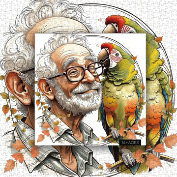 Pezzi 1000 pezzi di pappagallo whisper puzzle